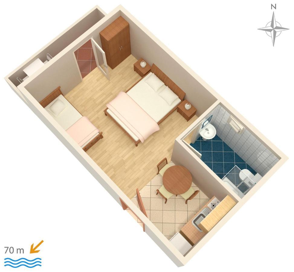 Apartments By The Sea Mandre, Pag - 3084 Kolan Exterior photo